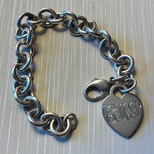 Tiffany & Co ID round link chain bracelet